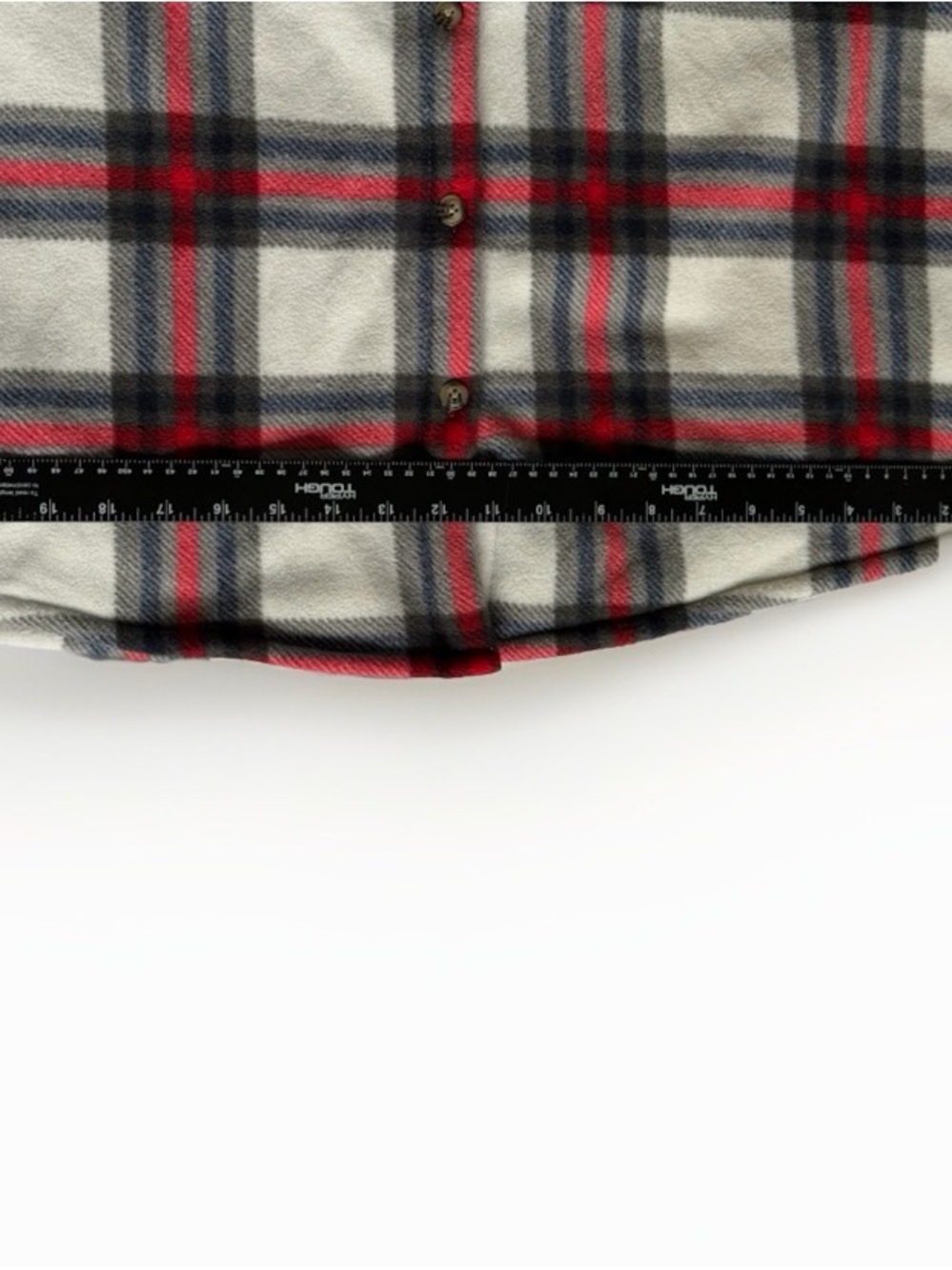 Victory Outfitters Plaid Sherpa Lined Fleece Shacket Jacket Red White Blue XL - Picture 10 of 12